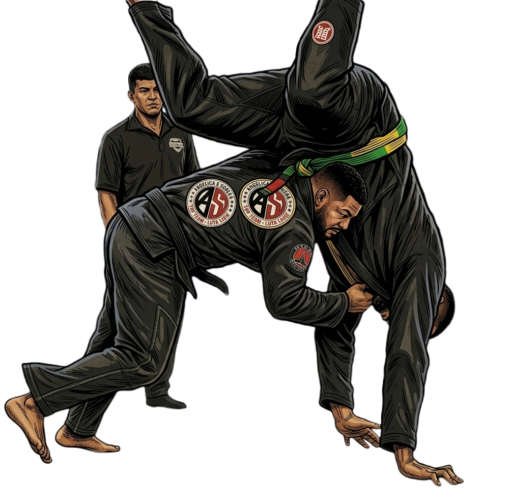 Soneka aplicando queda de kimono
